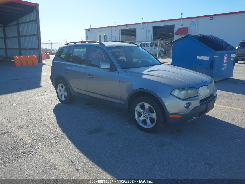 2007 BMW X3 3.0Si VIN: WBXPC93437WF16763 Lot: 40893897