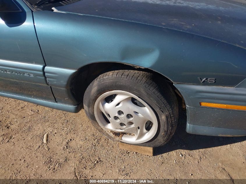 1996 Pontiac Grand Am Se VIN: 1G2NE12M0TC818137 Lot: 40894219