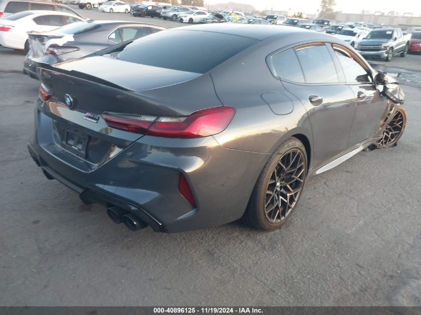 2022 BMW M8 Gran Coupe Competition VIN: WBSGV0C08NCJ15505 Lot: 40896125