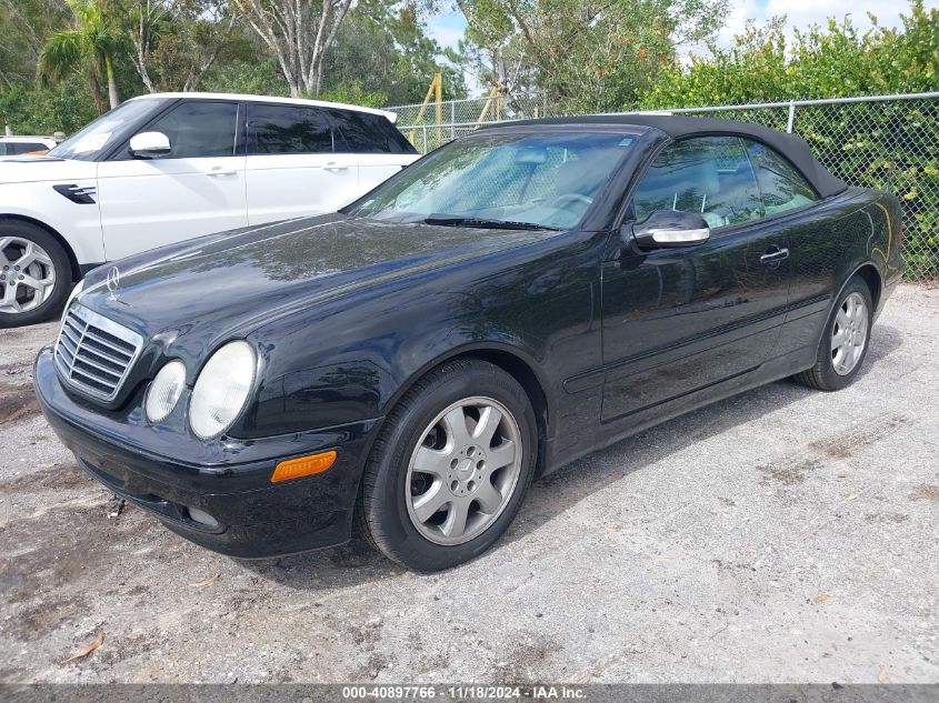 2001 Mercedes-Benz Clk 320 VIN: WDBLK65G91T070806 Lot: 40897766