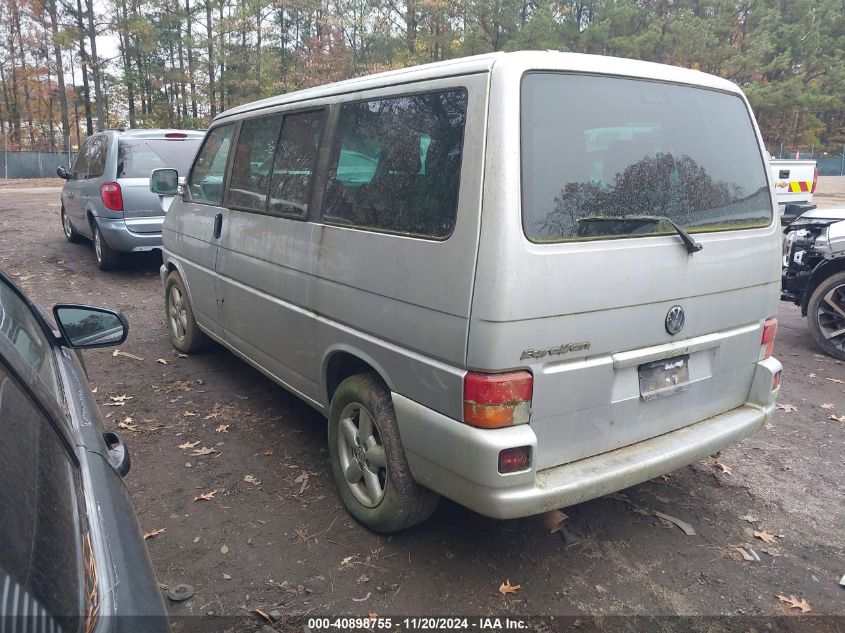 2003 Volkswagen Eurovan Mv VIN: WV2MB47073H002585 Lot: 40898755