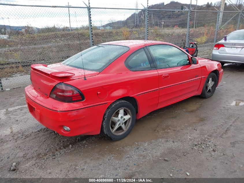 2000 Pontiac Grand Am Gt VIN: 1G2NW12E0YM802561 Lot: 40898880