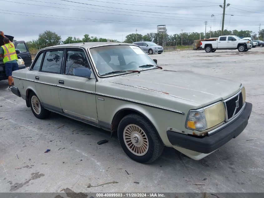 1989 Volvo 244 Dl/Gl VIN: YV1AX8840K1336955 Lot: 40899503