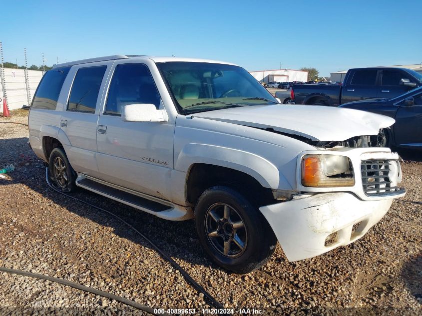 2000 Cadillac Escalade Standard VIN: 1GYEK13RXYR165653 Lot: 40899653