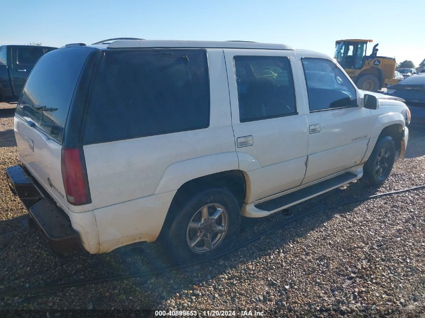 2000 Cadillac Escalade Standard VIN: 1GYEK13RXYR165653 Lot: 40899653