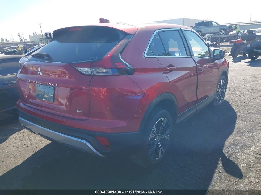 2022 Mitsubishi Eclipse Cross Se /Se Special Edition /Sel /Sel Special Edition VIN: JA4ATWAA3NZ005406 Lot: 40901408