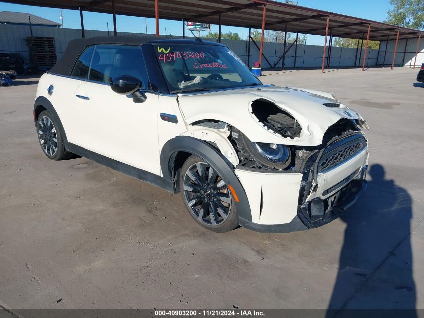 2022 Mini Convertible Cooper S VIN: WMW43DL00N3P03547 Lot: 40903200