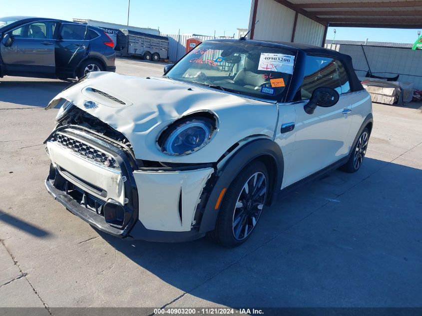 2022 Mini Convertible Cooper S VIN: WMW43DL00N3P03547 Lot: 40903200