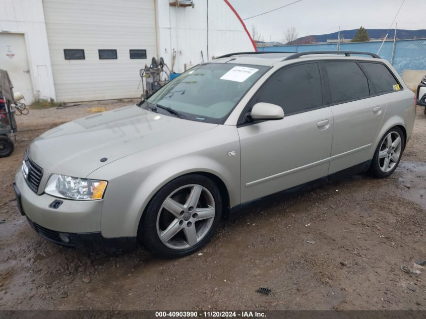 2003 Audi A4 1.8T Avant VIN: WAUVC68E73A253814 Lot: 40903990