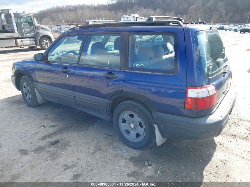 2001 Subaru Forester L VIN: JF1SF63521H712438 Lot: 40905331