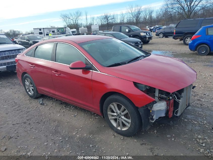 2017 Hyundai Sonata VIN: 5NPE24AF2HH490076 Lot: 40906002