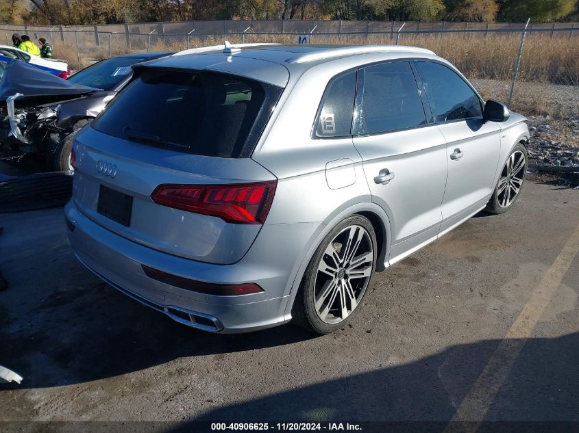 2018 Audi Sq5 3.0T Premium Plus VIN: WA1A4AFY4J2217076 Lot: 40906625