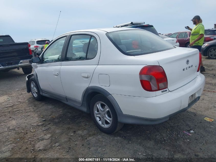 2001 Toyota Echo VIN: JTDBT123610166201 Lot: 40907181