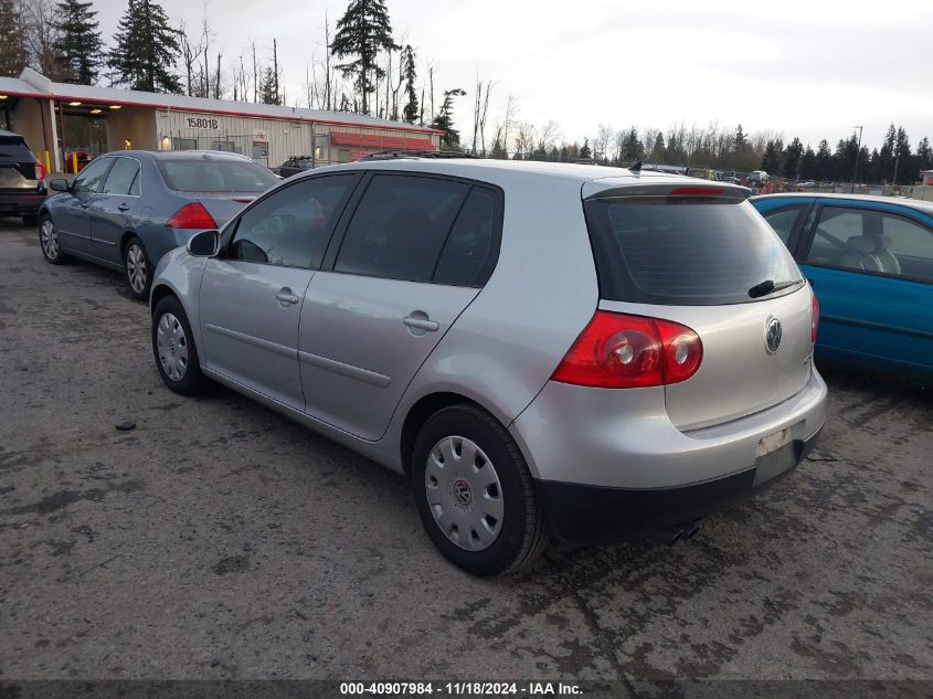 2007 Volkswagen Rabbit 4-Door VIN: WVWDR71K47W171695 Lot: 40907984