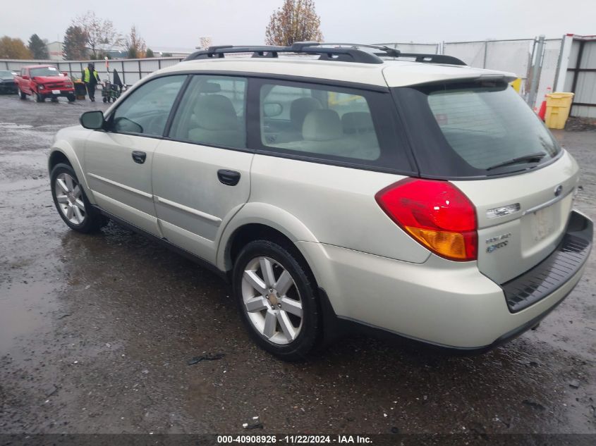 2007 Subaru Outback 2.5I VIN: 4S4BP61CX77321847 Lot: 40908926