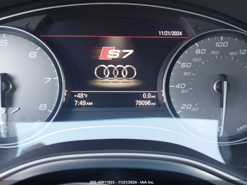 2014 Audi S7 4.0T Prestige VIN: WAUW2AFC8EN053306 Lot: 40911923