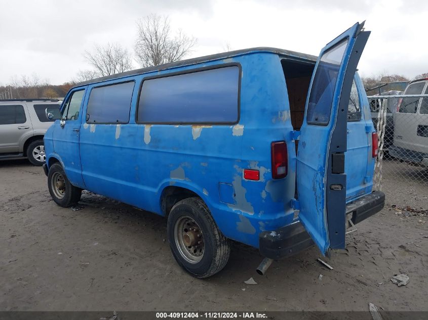 1992 Dodge Ram Wagon B350 VIN: 2B5WB35Y4NK170817 Lot: 40912404