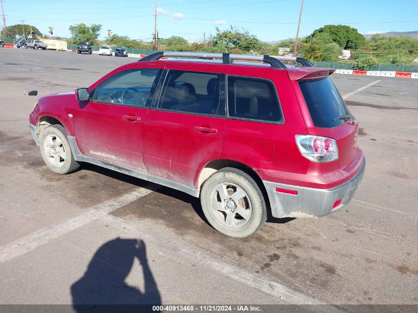 2003 Mitsubishi Outlander Xls VIN: JA4LZ41G23U099210 Lot: 40913465