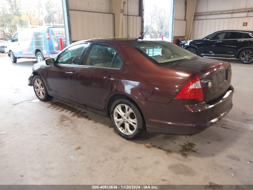 2012 Ford Fusion Se VIN: 3FAHP0HA6CR141693 Lot: 40913636