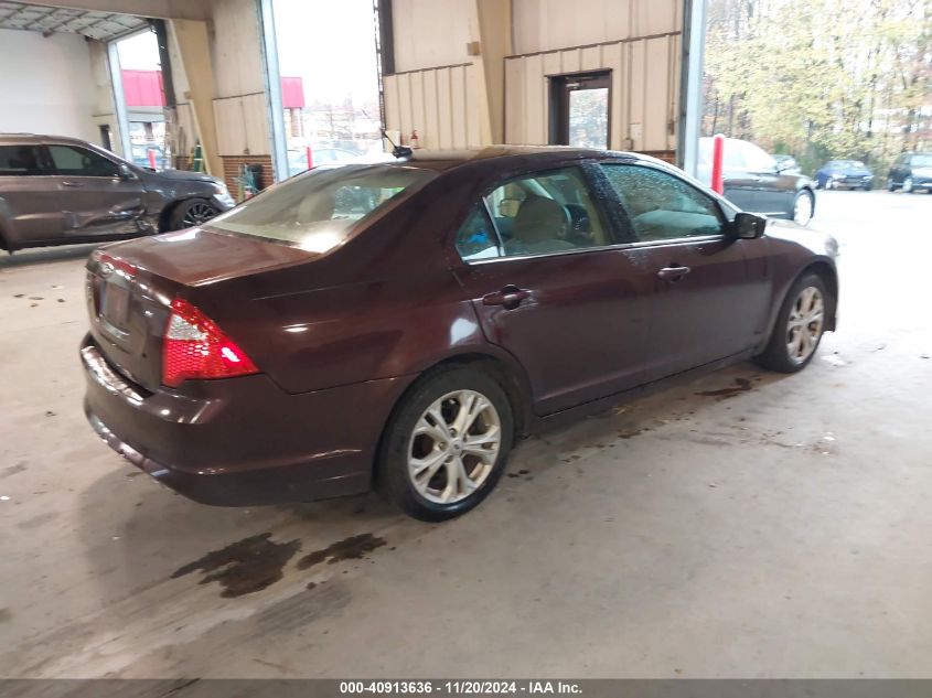 2012 Ford Fusion Se VIN: 3FAHP0HA6CR141693 Lot: 40913636