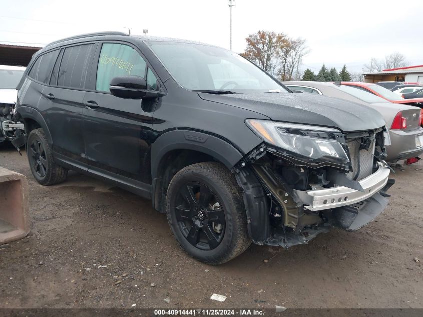 2022 Honda Pilot Awd Trailsport VIN: 5FNYF6H83NB095158