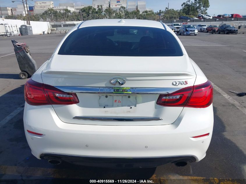 2016 Infiniti Q70 3.7 VIN: JN1BY1APXGM220853 Lot: 40915569