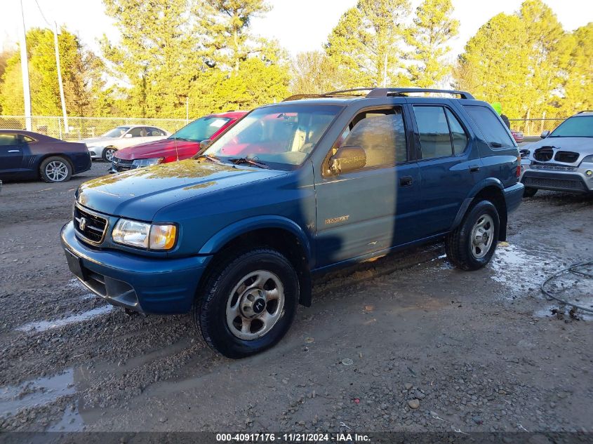 2000 Honda Passport Ex/Lx VIN: 4S6CK58W6Y4419460 Lot: 40917176