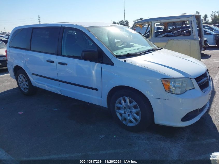 2014 Ram Cargo Tradesman VIN: 2C4JRGA67ER182016 Lot: 40917239