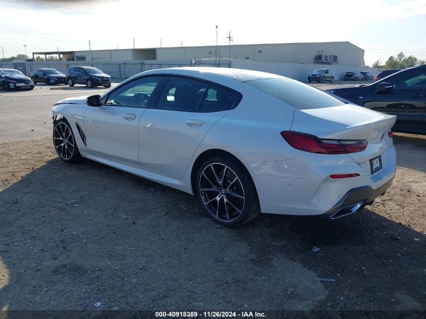 2022 BMW 840 Gran Coupe I VIN: WBAGV2C00NCH55551 Lot: 40918389