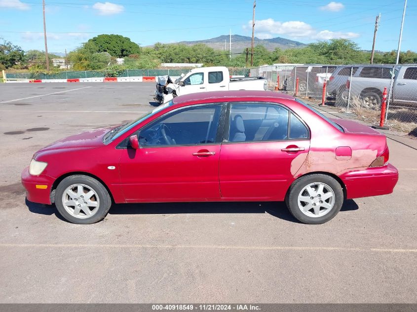 2002 Mitsubishi Lancer Ls VIN: JA3AJ36E62U079626 Lot: 40918549