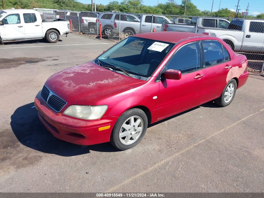 2002 Mitsubishi Lancer Ls VIN: JA3AJ36E62U079626 Lot: 40918549