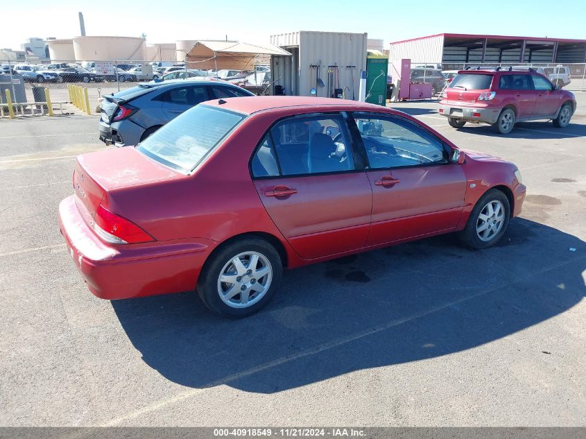 2002 Mitsubishi Lancer Ls VIN: JA3AJ36E62U079626 Lot: 40918549