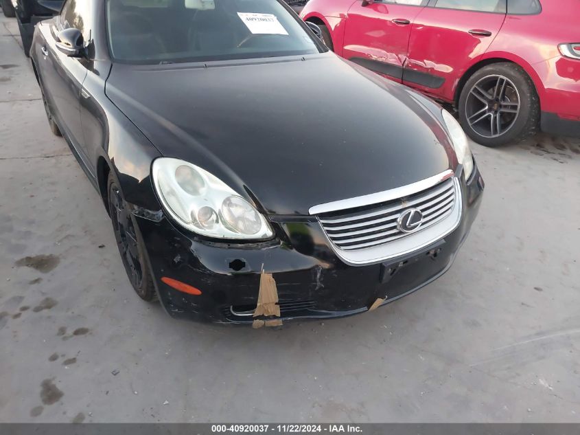 2004 Lexus Sc 430 VIN: JTHFN48Y540051298 Lot: 40920037