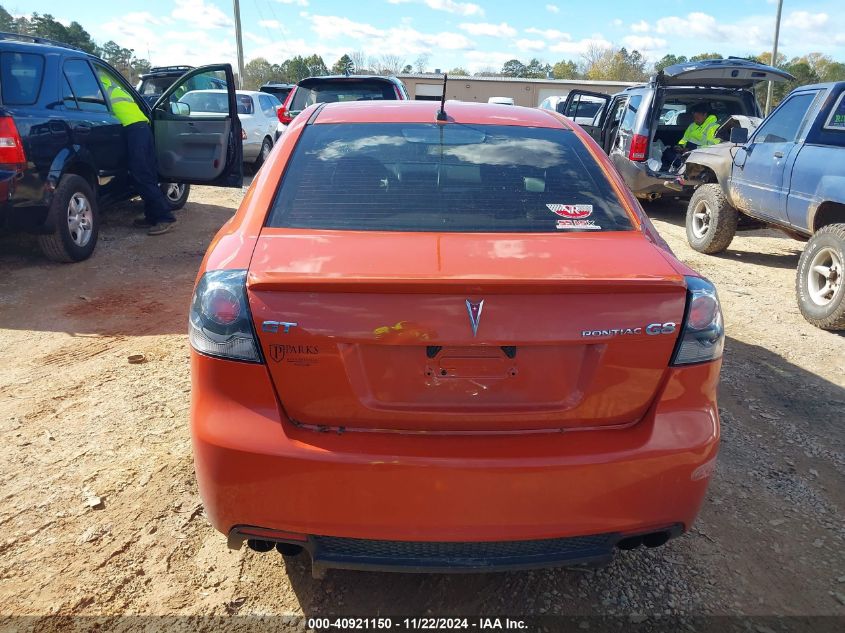 2008 Pontiac G8 Gt VIN: 6G2EC57Y78L143731 Lot: 40921150