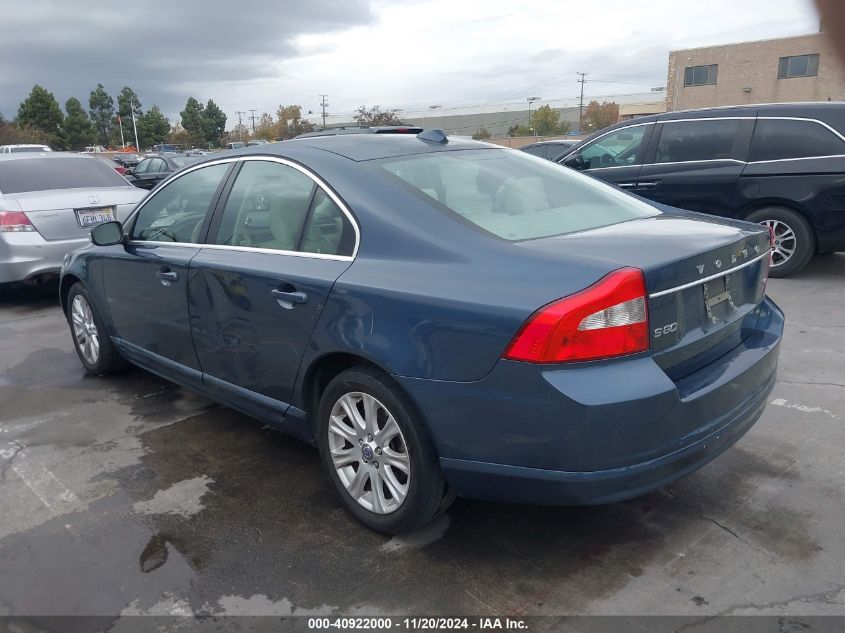 2009 Volvo S80 3.2 VIN: YV1AS982391106503 Lot: 40922000