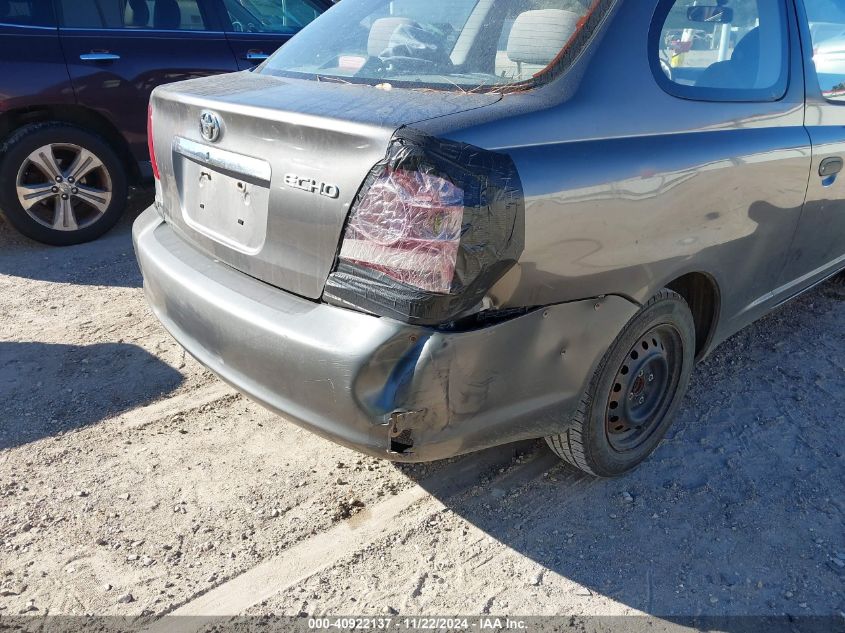 2003 Toyota Echo VIN: JTDAT123730307758 Lot: 40922137