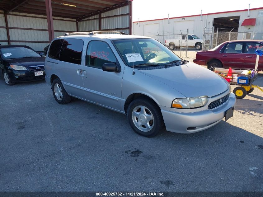 1999 Nissan Quest Gle/Gxe/Se VIN: 4N2XN11T9XD828305 Lot: 40925762