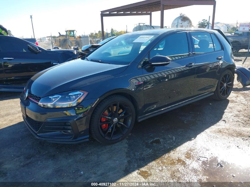 2019 Volkswagen Golf Gti 2.0T Autobahn/2.0T Rabbit Edition/2.0T S/2.0T Se VIN: 3VW6T7AU6KM006345 Lot: 40927102