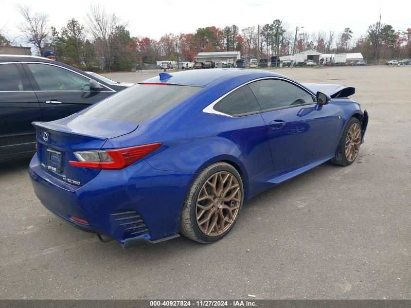 2015 Lexus Rc 350 VIN: JTHSE5BC4F5000303 Lot: 40927824