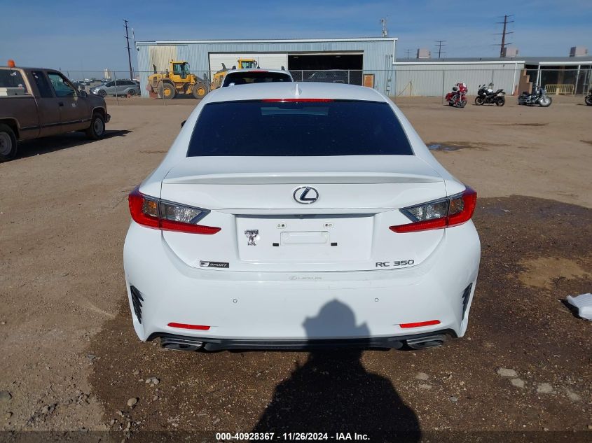 2015 Lexus Rc 350 VIN: JTHHE5BC9F5008116 Lot: 40928367