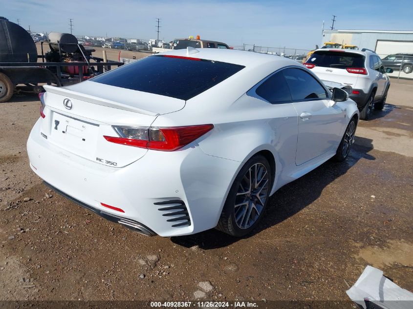 2015 Lexus Rc 350 VIN: JTHHE5BC9F5008116 Lot: 40928367