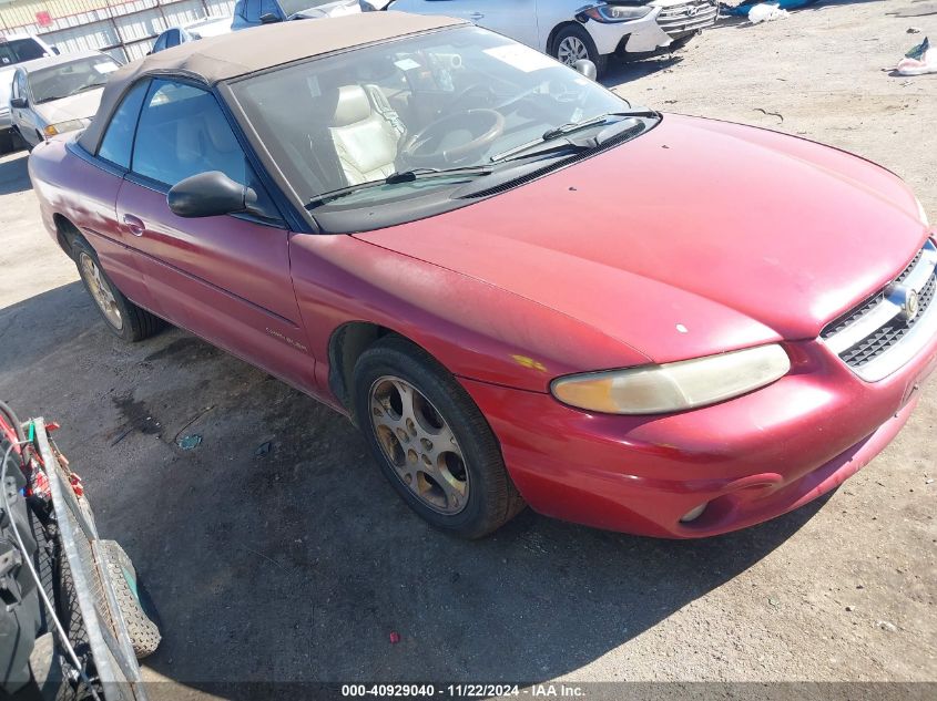 1998 Chrysler Sebring Jxi VIN: 3C3EL55H0WT335722 Lot: 40929040