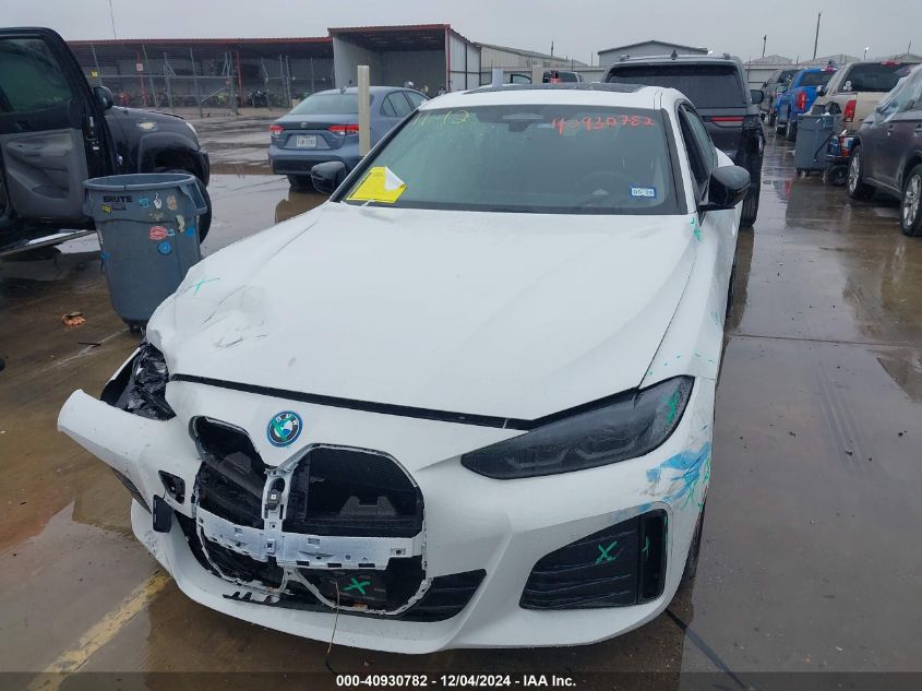 2024 BMW I4 Edrive35 VIN: WBY43AW07RFS93555 Lot: 40930782