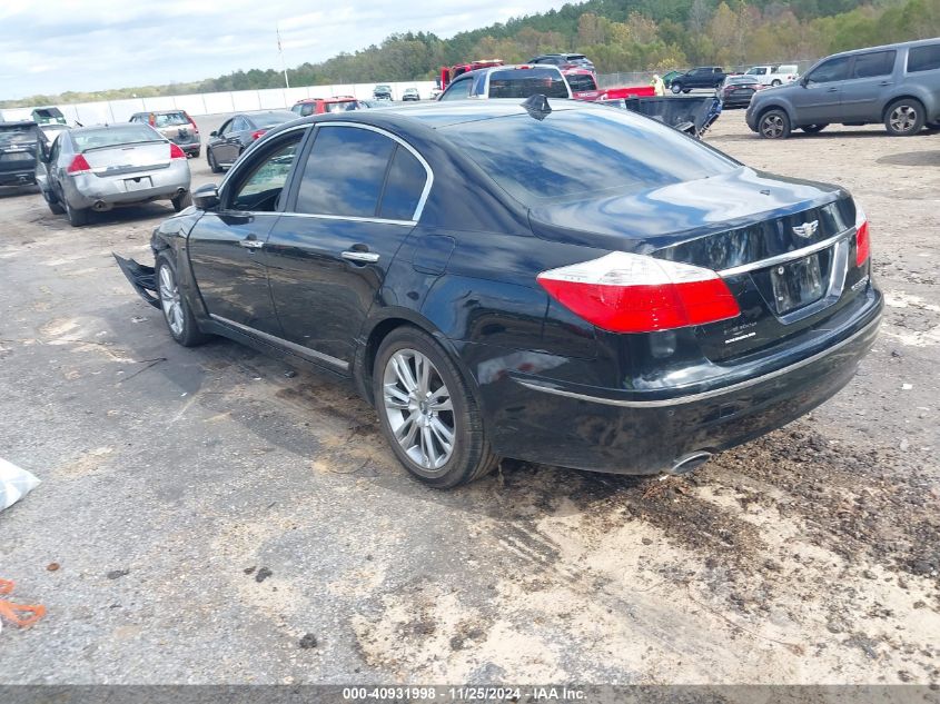 2011 Hyundai Genesis 4.6 VIN: KMHGC4DF9BU124531