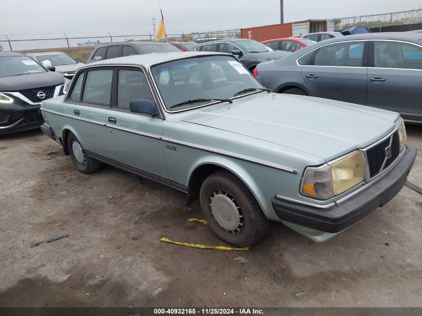 1988 Volvo 244 Dl/Gl VIN: YV1AX884XJ1322432 Lot: 40932165