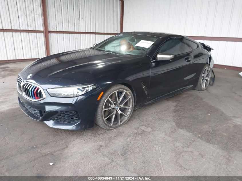 2019 BMW M850I xDrive VIN: WBABC4C57KBU96191 Lot: 40934849