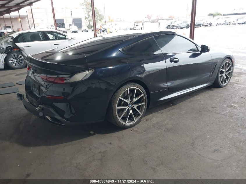 2019 BMW M850I xDrive VIN: WBABC4C57KBU96191 Lot: 40934849