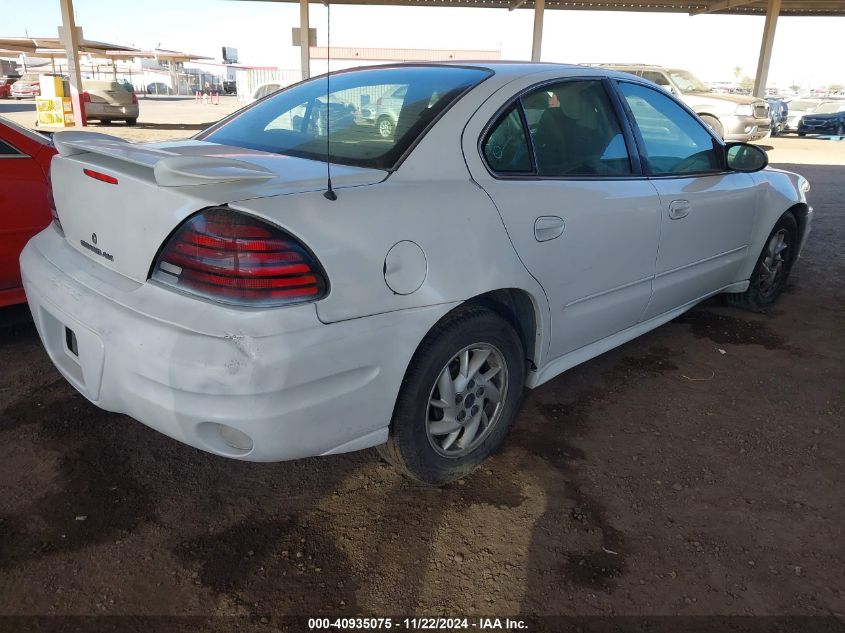 2004 Pontiac Grand Am Se1 VIN: 1G2NF52E94M509940 Lot: 40935075