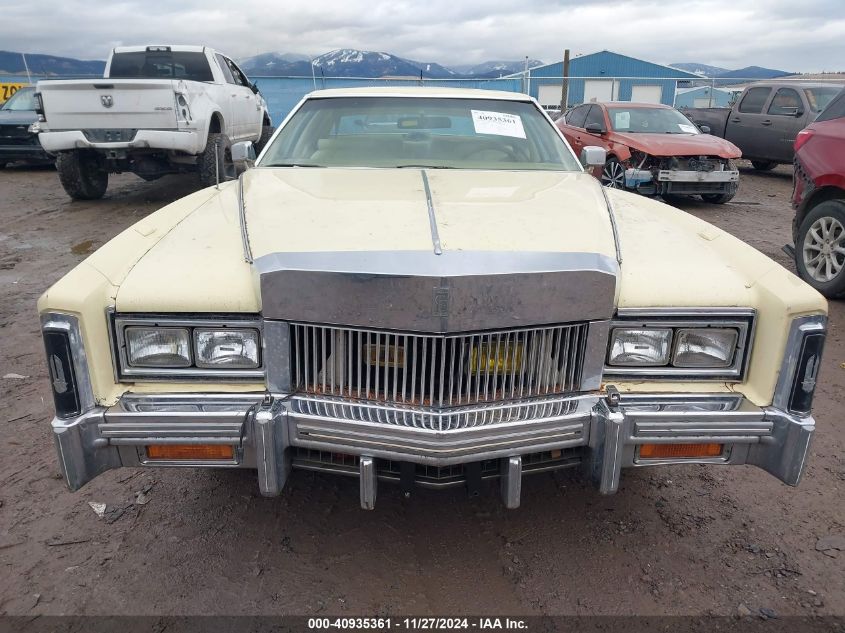 1978 Cadillac Eldorado VIN: 6L47S80248739 Lot: 40935361