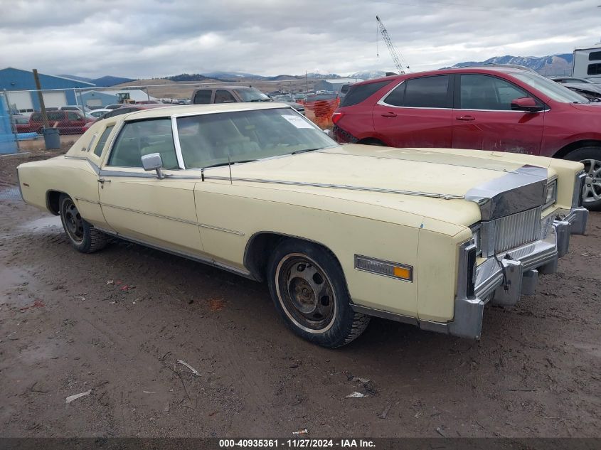 1978 Cadillac Eldorado VIN: 6L47S80248739 Lot: 40935361